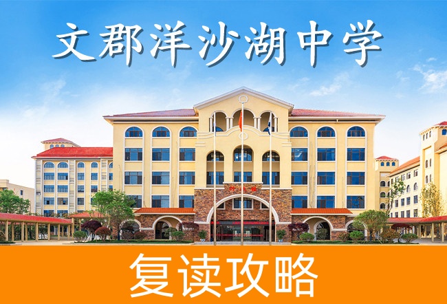 文郡洋沙湖中学高考复读升学率